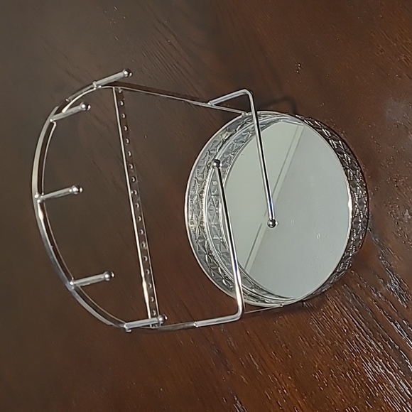Rachel Ashwell mirrored jewelry display storage silver organizer in Like New con - Picture 2 of 10